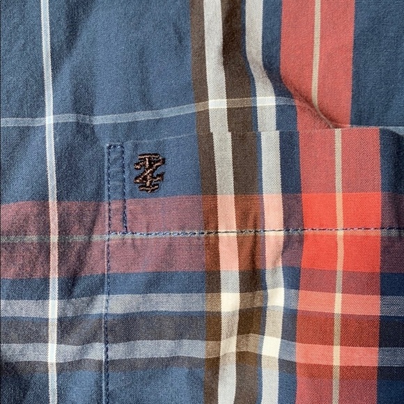 Izod Plaid Mens size Large Button down Shirt - Picture 8 of 10